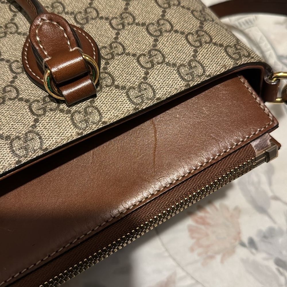 Gucci GG supreme satchel - Picture 5 of 5